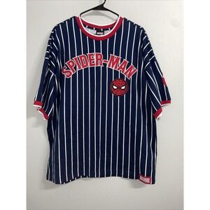Box Lunch Spider Man Baseball Jersey Size Large